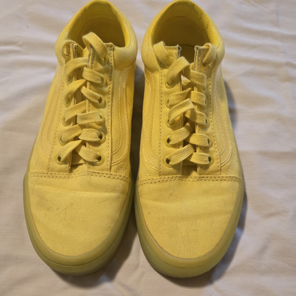 Vans Yellow Canvas Sneakers
